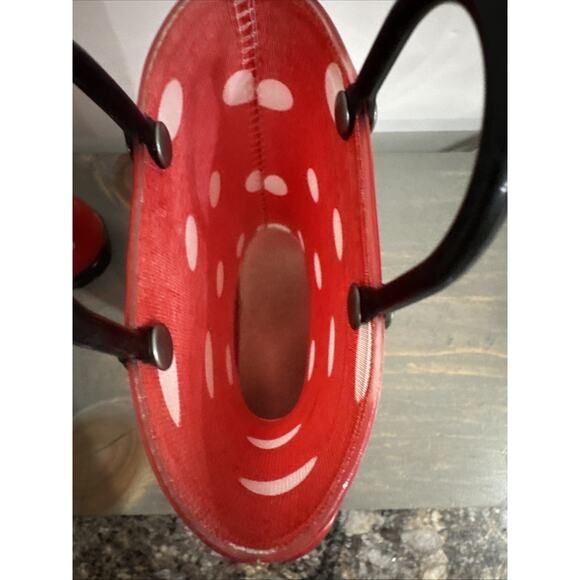 MINNIE MOUSE Rain Boots Girl’s Size 9 Disney Junior Red And White Polka Dot - Picture 8 of 15